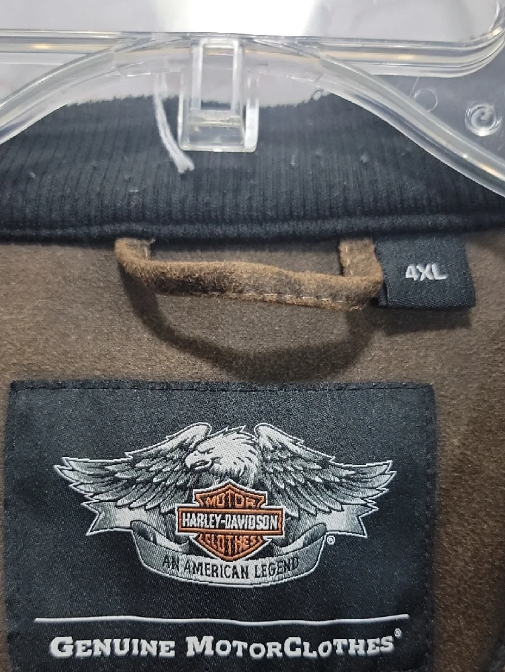 Harley-Davidson Men's Dark Brown Zip-Front Shirt Jacket - Picture 2 of 5